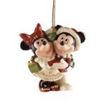 2007 Mickey and Minnie 1st Christmas Porcelain Ornament